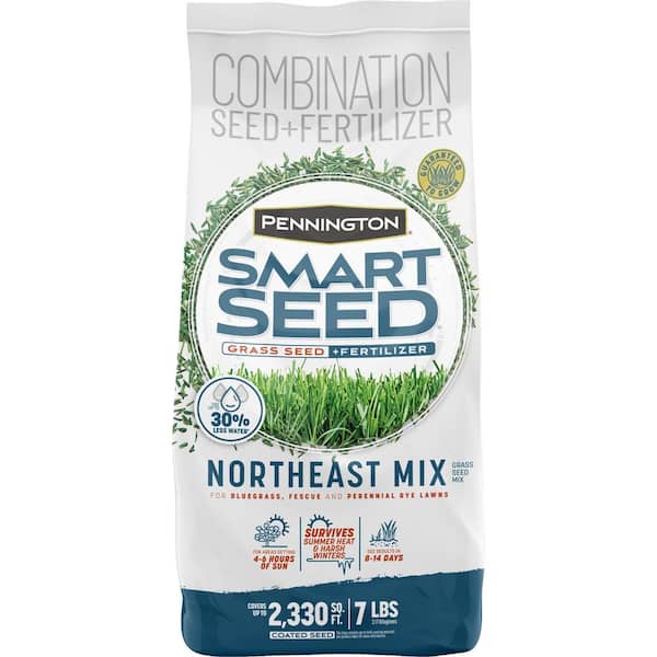 Pennington Smart Seed Northeast 7 lb. 2,330 sq. ft. Grass Seed and Lawn Fertilizer