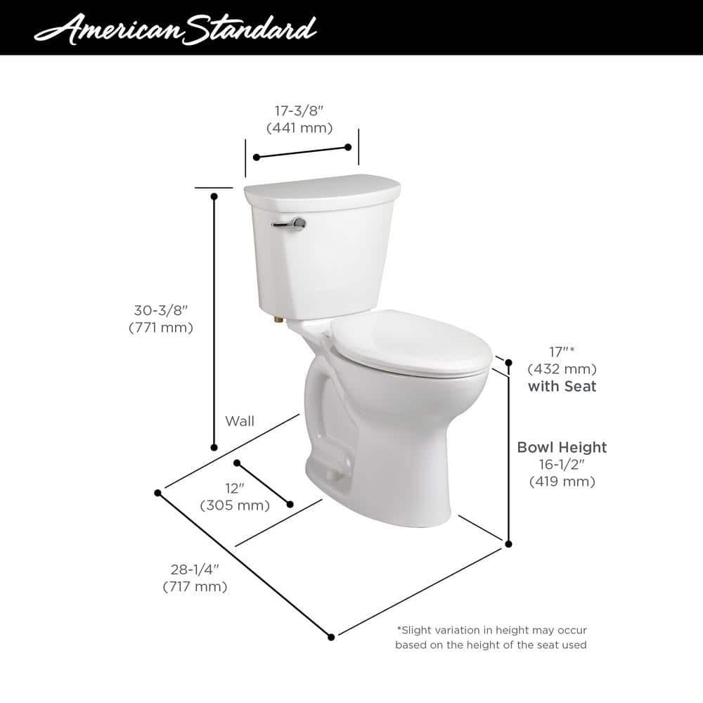 Bone Round Front High Efficiency Free Standing Toilet