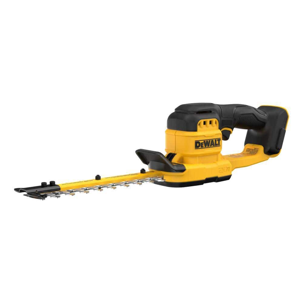 DEWALT 20V 8 in. Compact Cordless Hedge Trimmer (Tool-Only) DCHT823B - The Home Depot