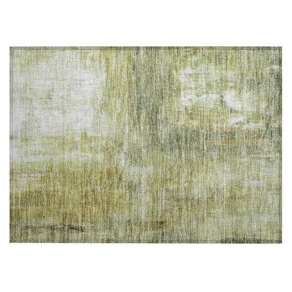 Addison Rugs Chantille Machine Washable Indoor/Outdoor Abstract ACN1095 Sage 1 ft. 8 in. x 2 ft. 6 in. Area Rug