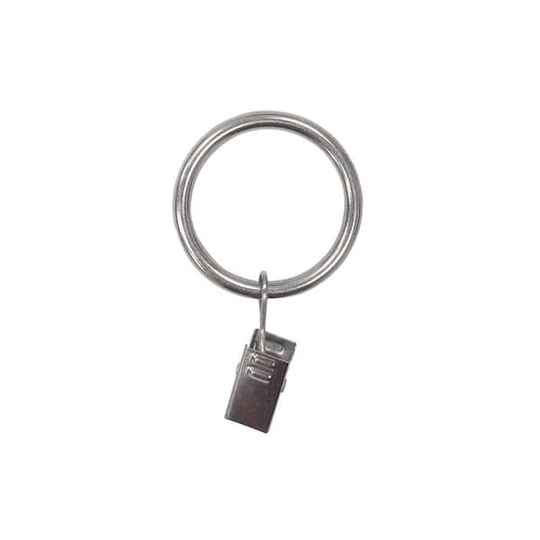 50 Pcs 10mm Black Key Rings Small Metal Round Key Rings Black