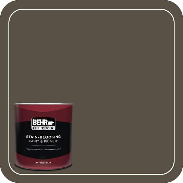 BEHR ULTRA 1 qt. #S-H-770 Bridgewood Flat Exterior Paint & Primer