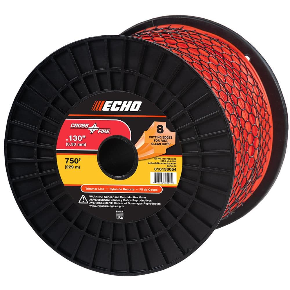 ECHO 0.130 in. x 750 ft. Large Spool Cross-Fire Trimmer Line