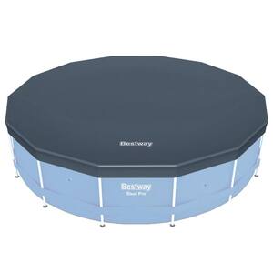 14 ft. Round PVC Pool Cover for Above Ground Pro Frame Pools