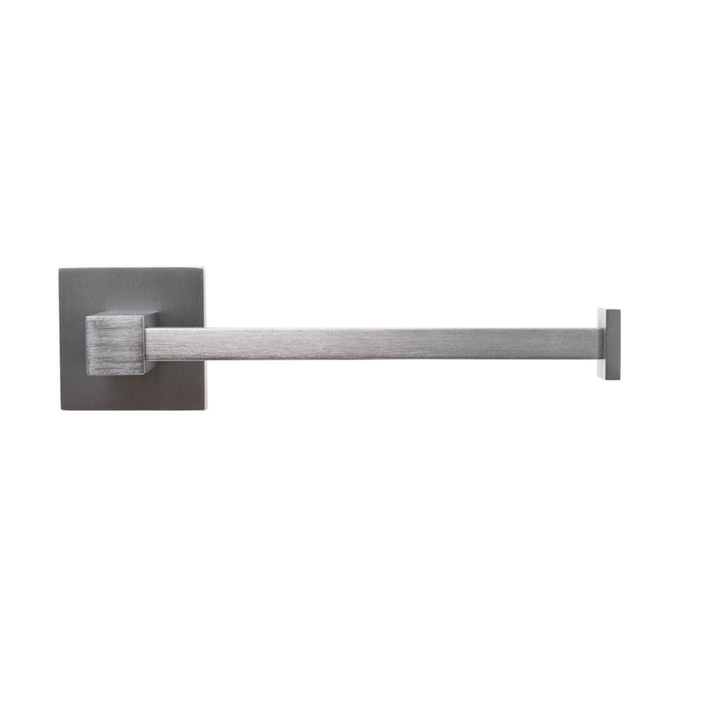 Gun Metal Gray 4-Piece Bathroom Hardware Set with Towel Bar