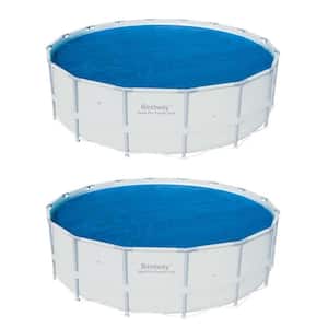 15 ft. Round Above Ground Swimming Pool Solar Heat Cover (2-Pack)