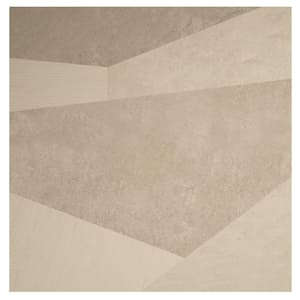 Rumor Taupe 4 in. x 0.39 in. Matte Porcelain Floor and Wall Tile Sample