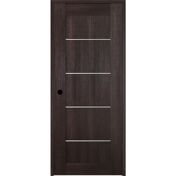 Belldinni Vona 30 in. x 80 in. Right-Handed Solid Core Veralinga Oak Textured Wood Single Prehung Interior Door