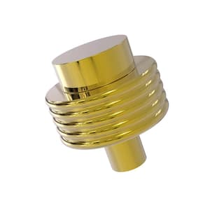 1-1/2 in. Cabinet Knob in Polished Brass