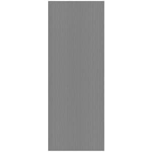 Ottomanson Utility Waterproof Non-Slip Solid Indoor/Outdoor Runner Rug ...