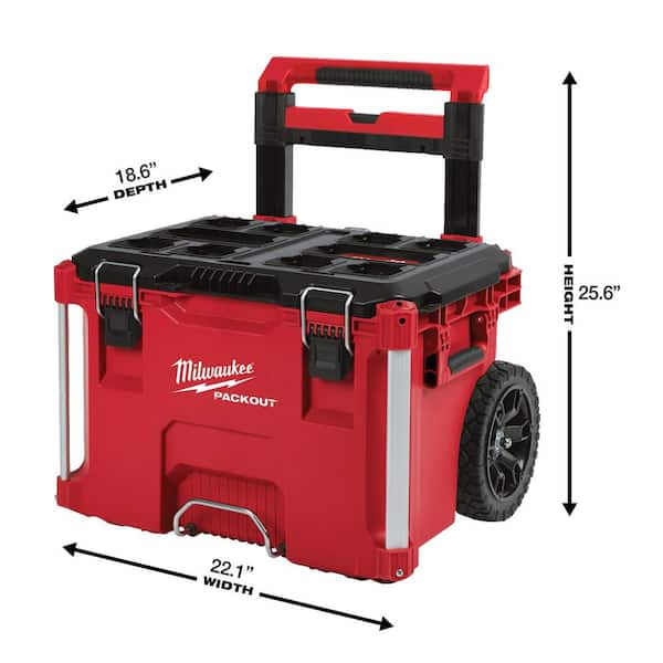 Milwaukee Packout 22 In Modular Tool Box Storage System 48 22 4800 The Home Depot