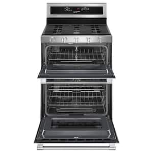 6.0 cu. ft. Double Oven Gas Range with True Convection Oven in Fingerprint Resistant Stainless Steel