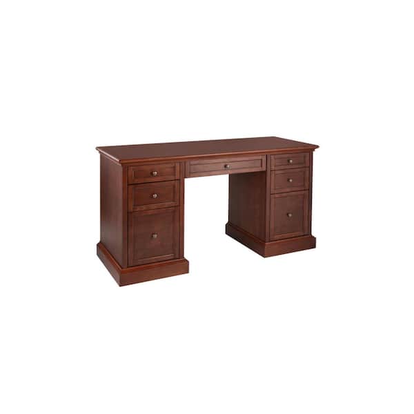 Home Decorators Collection 61 in. Rectangular Walnut Brown 7