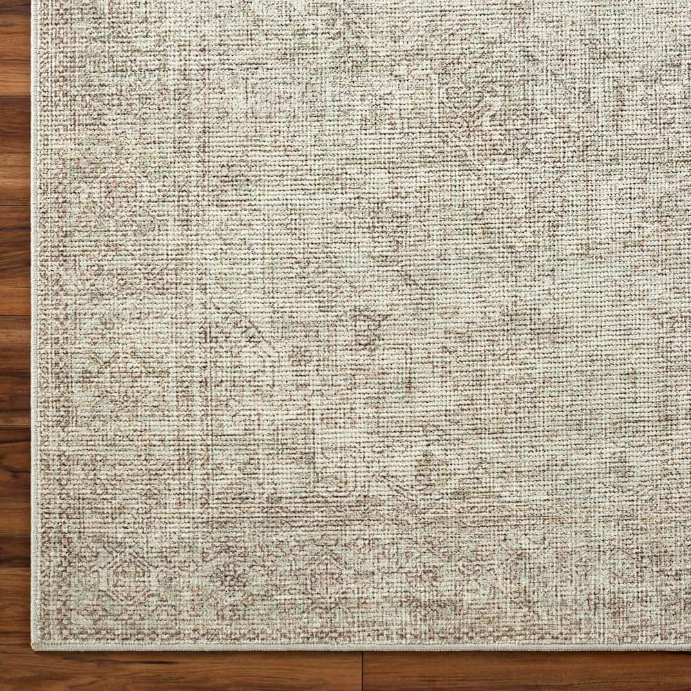 Becki Owens Green Synthetic Rectangular Area Rug 7'10" x 10'