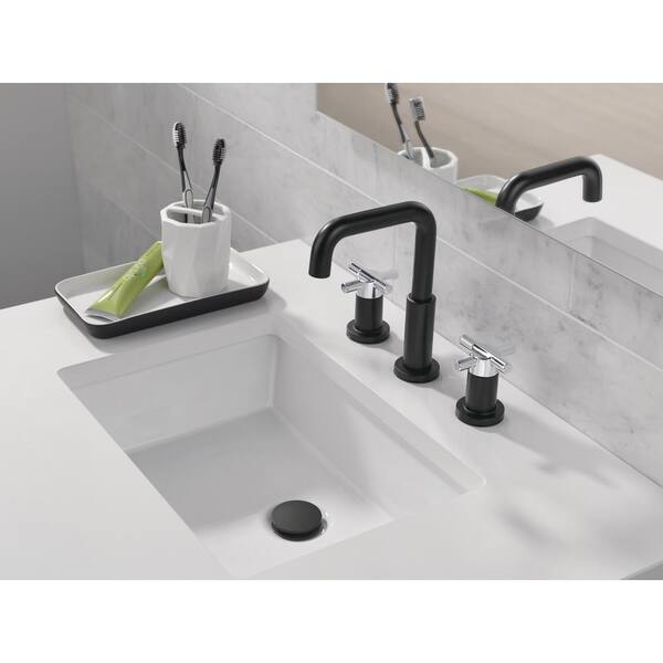 Delta Nicoli 8 in. Widespread Double-Handle Bathroom Faucet in
