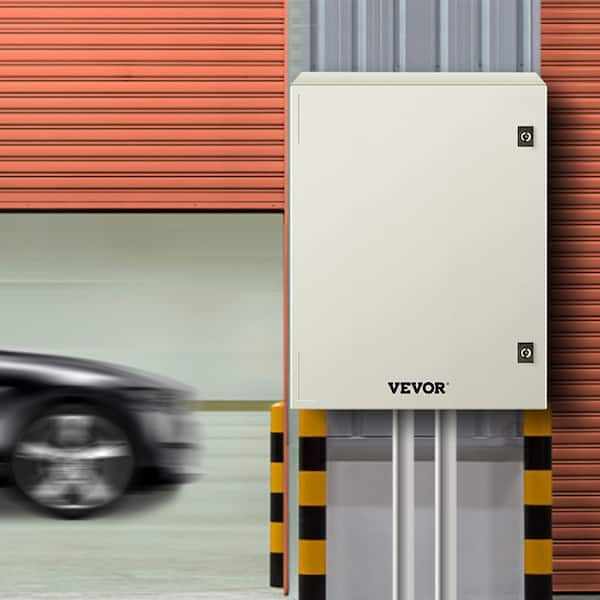 2560 cu. in. Electrical Enclosure Box 20 x 16 x 8 in. NENA 4X IP66 Junction Outlet Box Fiberglass with Mounting Plate