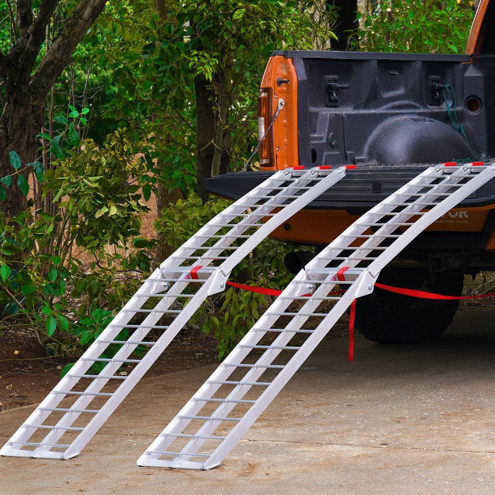 Heavy-Duty Aluminum Foldable Loading Ramps for Trucks and Trailers