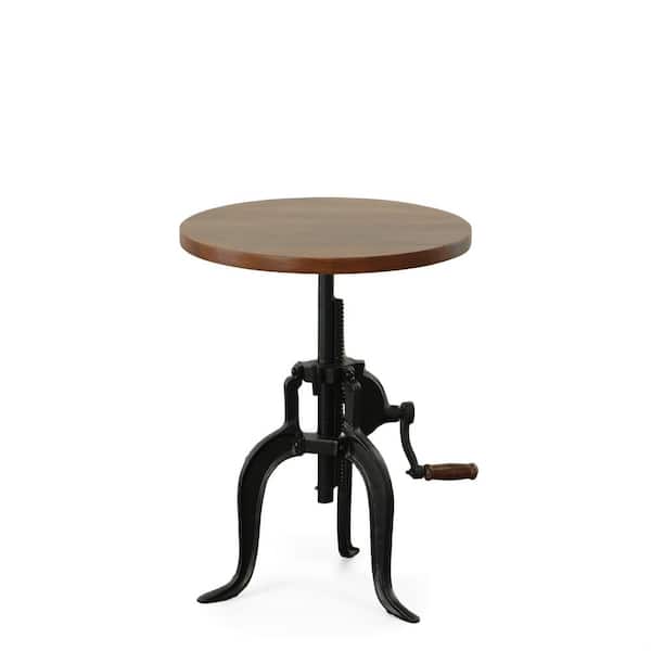 Carolina Chair & Table Regan Chestnut and Black End Table
