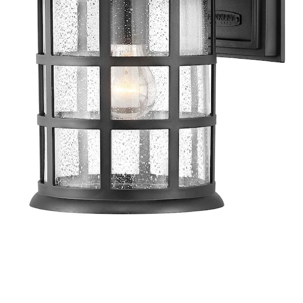 HINKLEY - Freeport 1-Light Textured Black Outdoor Wall Sconce