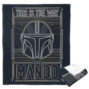 Star Wars The Mandalorian This Is The Way Silk Touch Multi-Colored Throw Blanket