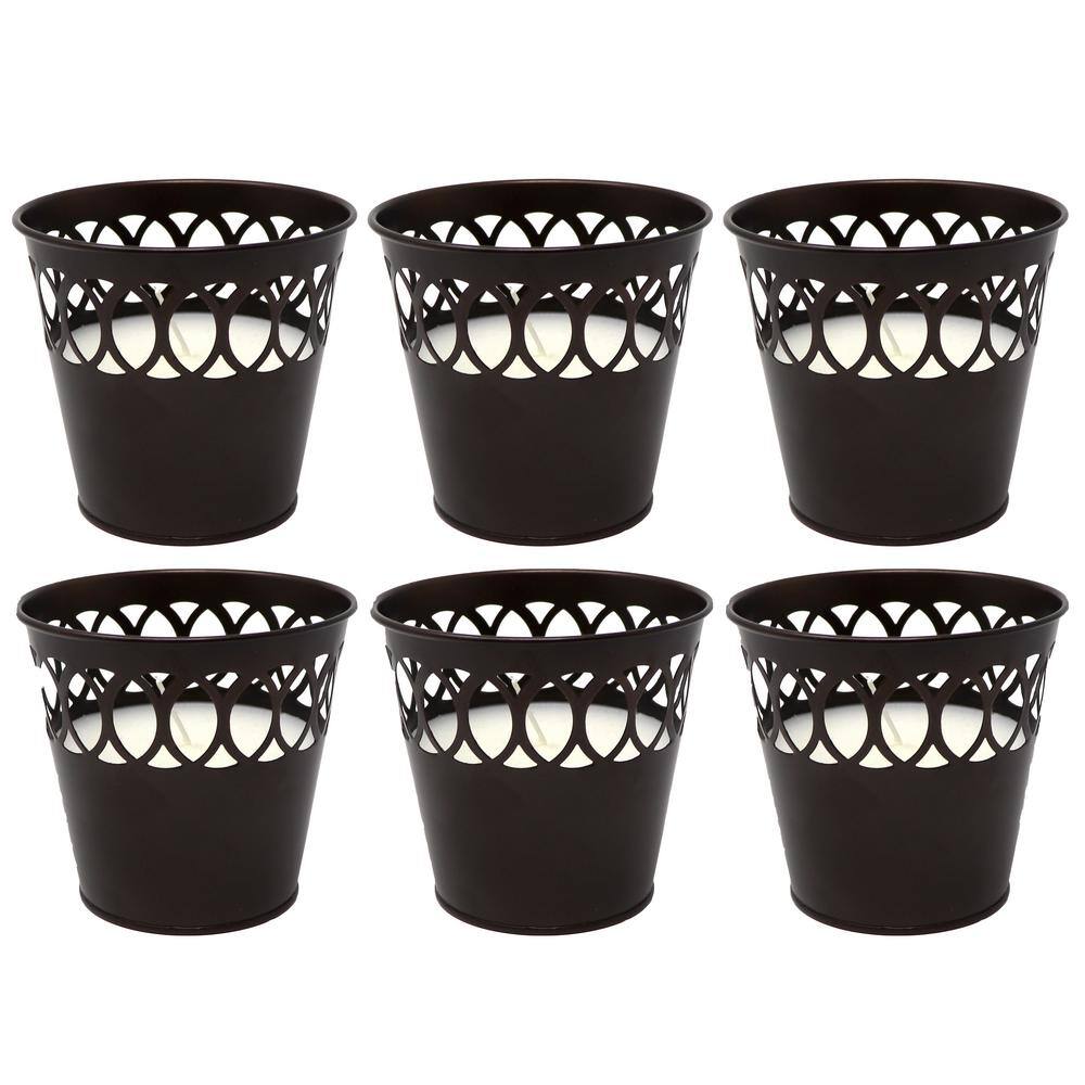 PATIO ESSENTIALS 4.5 oz. Citronella Candle Die Cut Bucket (6Pack