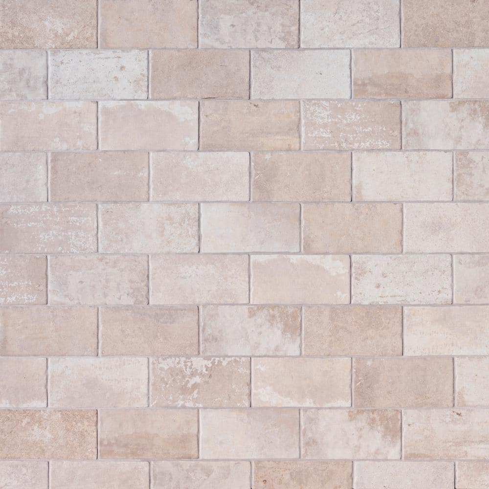 MSI Capella Ivory Brick 5 in. x 10 in. Matte Porcelain Floor and