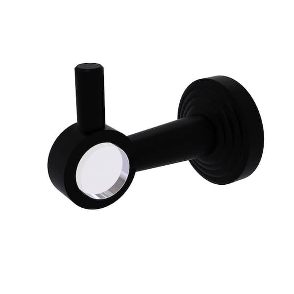 Allied Brass Pacific Beach Collection J-Hook Robe/Towel Hook in Matte Black