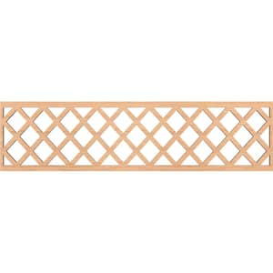 Manchester Fretwork 0.375 in. D x 47 in. W x 12 in. L Hickory Wood Panel Moulding