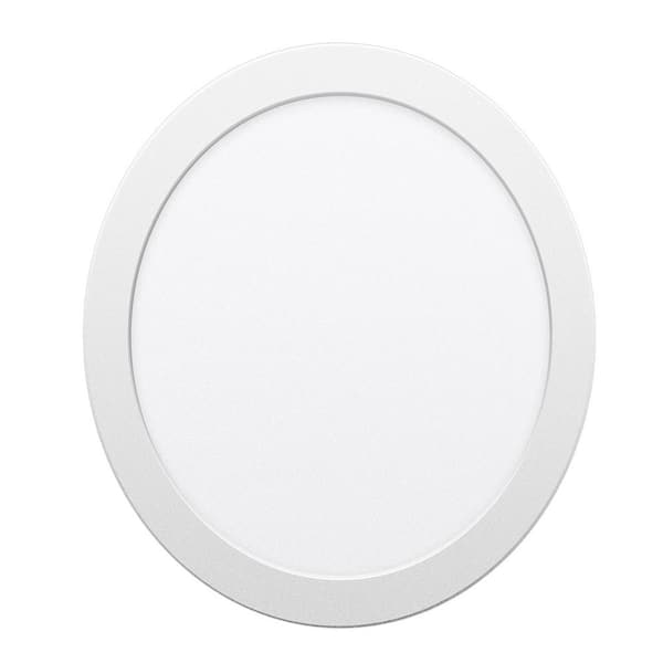 Innoled 8 in. 18-Watt Warm White (3000K) Integrated LED Troffer Dimmable Surface Mounted Round Panel