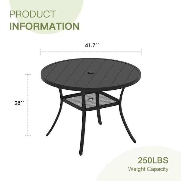 13 foot round patio umbrellas TheLAShop 13ft Extra Large Patio Umbrella with Base for Market Garden