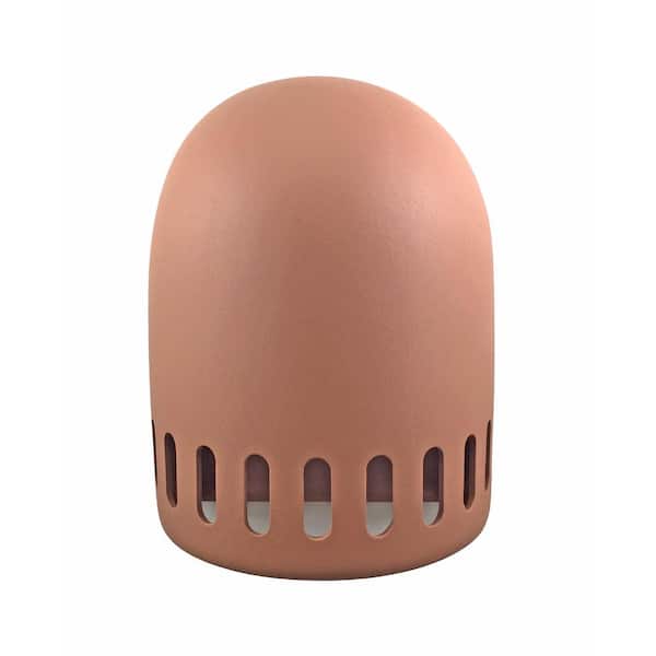 Light Styles of Santa Fe Slotted Dome 1-Light Adobe Hardwired Indoor/Outdoor Wall Lantern Sconce