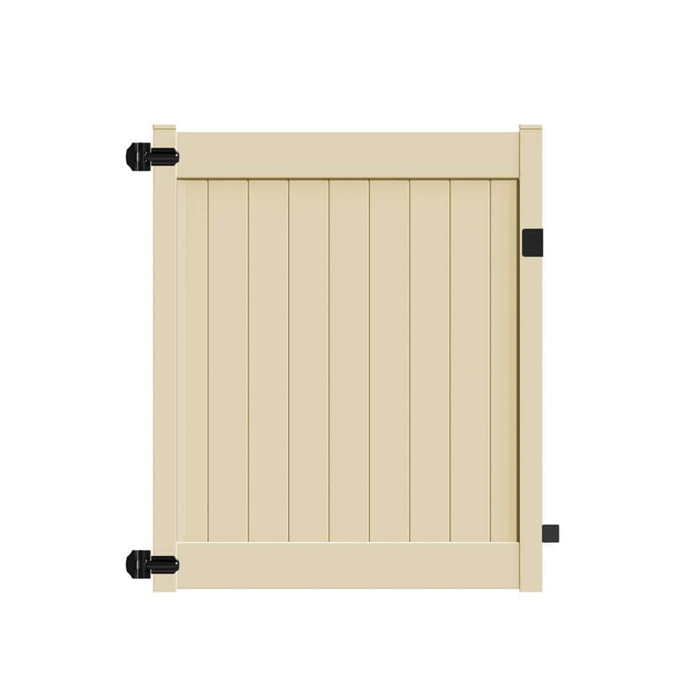 Veranda Linden 5 ft. W x 6 ft. H Sand Vinyl Un-Assembled