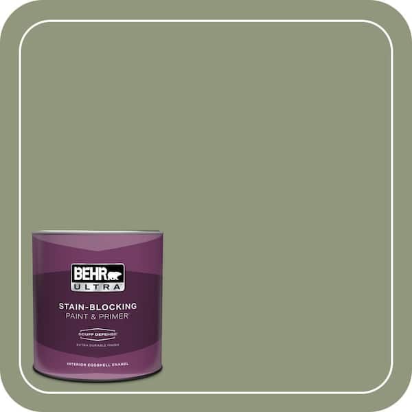BEHR ULTRA 1 qt. #ECC-63-1 Autumn Sage Extra Durable Eggshell Enamel Interior Paint & Primer