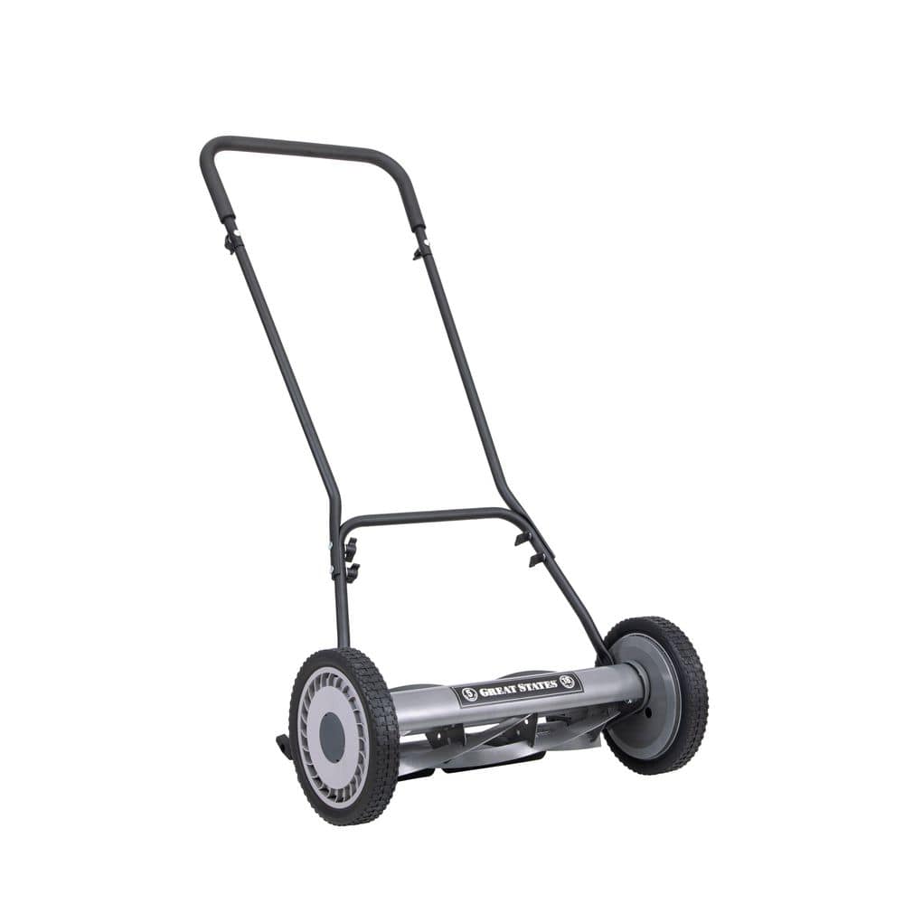 Great States 18 in. 5-Blade Manual Walk Behind Reel Lawn Mower