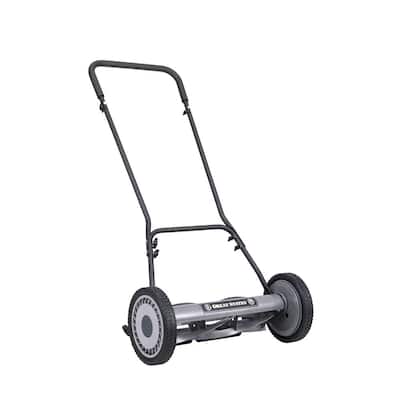 18 in. 5-Blade Manual Walk Behind Reel Lawn Mower
