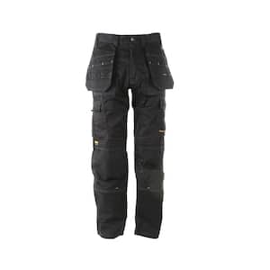 ProTradesman Men's 40 in. W x 31 in. L Black Polyester/Cotton/Elastane Heavy-Duty Stretch Work Pant