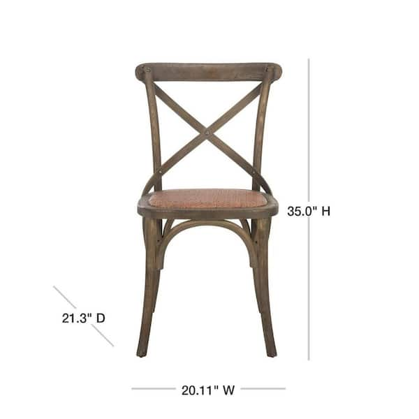 Safavieh x back discount chairs