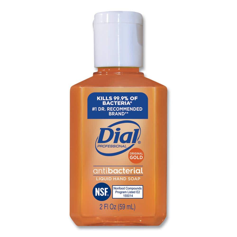 Dial Professional 2 oz. Floral Scent Gold Antibacterial Liquid Hand Soap (144-Pack) -  DIA32966