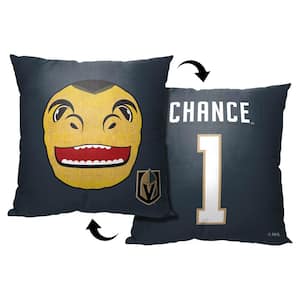 NHL Mascot Love Golden Knights Printed Throw Pillow Multi-Colored Decorative Throw Pillow