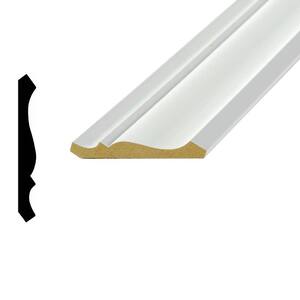 American Wood Moulding LWM47 1/2 in. x 4-5/8 in. Primed Medium-Density Fiberboard (MDF) Crown Moulding