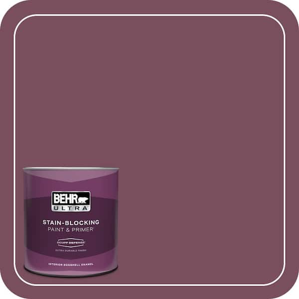 BEHR ULTRA 1 qt. #100D-7 Maroon Extra Durable Eggshell Enamel Interior Paint & Primer
