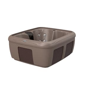 Dynamic 78S 5-Person 40-Jet Plug and Play Hot Tub, Heater, LED Footwell Light and Ozone in Brownstone