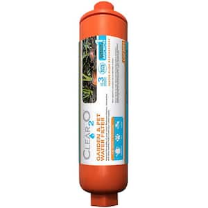 Garden and Pet Water Hose Filter - Reduces Chlorine, Lead, Heavy Metals - Ideal for Organic Farmers - (Orange)
