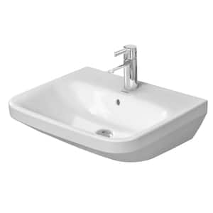 DuraStyle 21.63 in. Rectangular Bathroom Sink in White