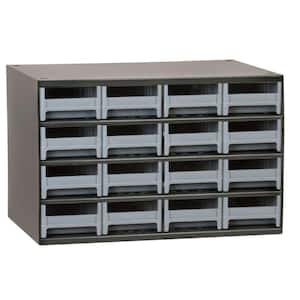 16-Compartment Steel Cabinet Small Parts Organizer (1-Pack)