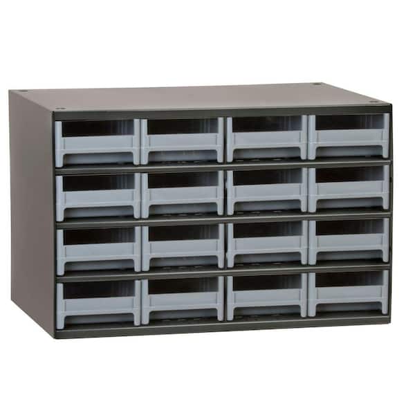 Akro-Mils 16-Compartment Steel Cabinet Small Parts Organizer (1-Pack)