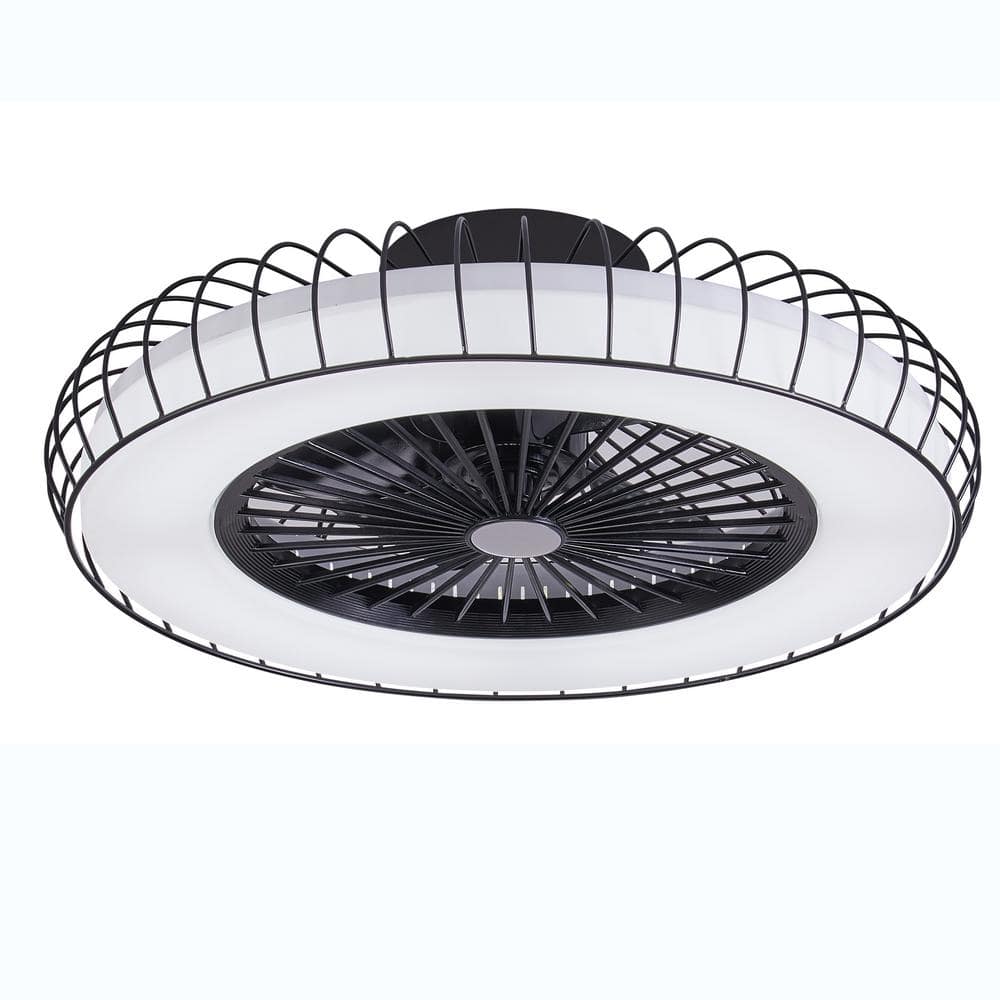 1.67 ft. Indoor Iron Black Ceiling Fan with Lights, Ceiling Fan with Light 