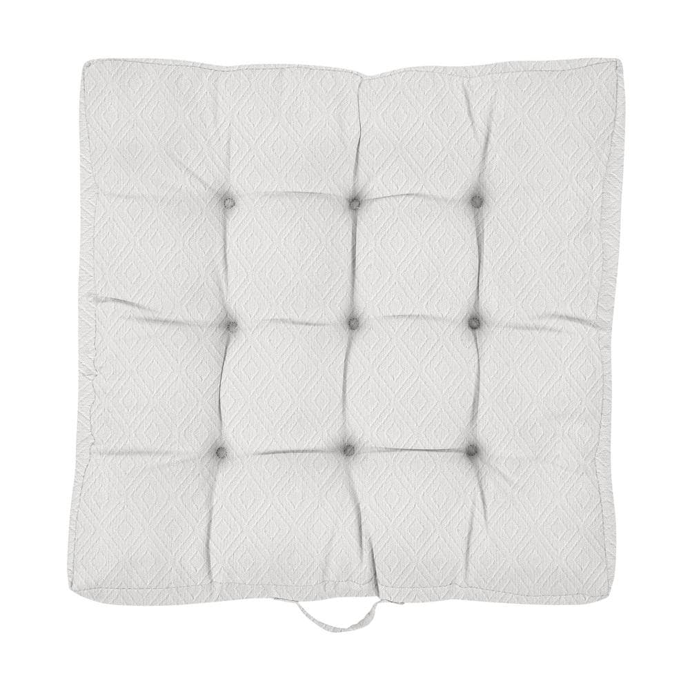 24 x 24 x 5 Deep Seating Outdoor Floor Cushion in Sunbrella Retain Snow price history on PriceWatchPro