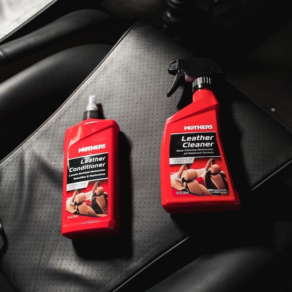 MOTHERS 12 oz. Leather Cleaner Spray 06412 - The Home Depot