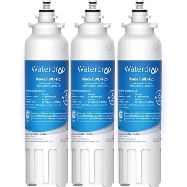 Refrigerator Water FilterReplacement For LG LT800PADQ73613408ADQ75795104Kenmore 949046-9490 (3-pack)